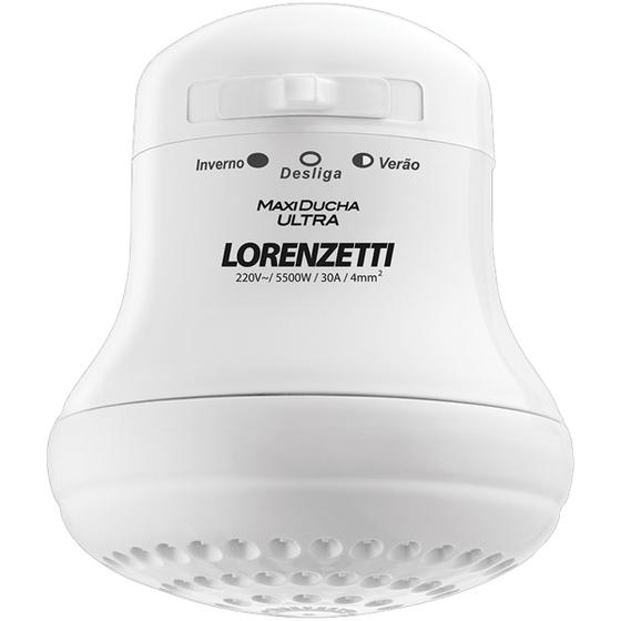 Chuveiro elétrico ducha elétrica Lorenzetti Maxi Ducha 110V ou 220V Menor preço em Chuveiro elétrico ducha elétrica Lorenzetti Maxi Ducha 110V ou 220V