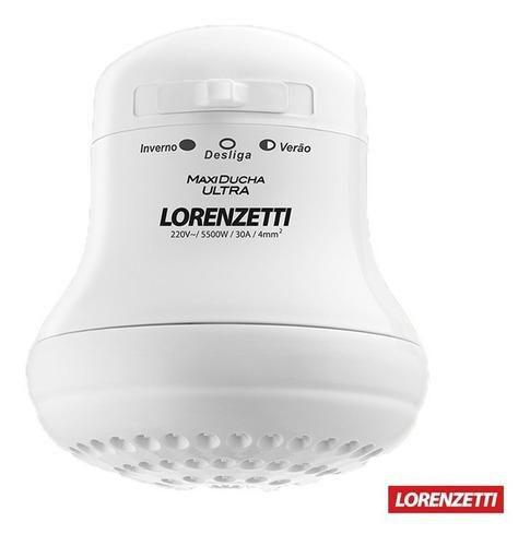 Chuveiro Elétrico Lorenzetti Maxi Ducha 3t 5500w 220v Menor preço em Chuveiro Elétrico Lorenzetti Maxi Ducha 3t 5500w 220v