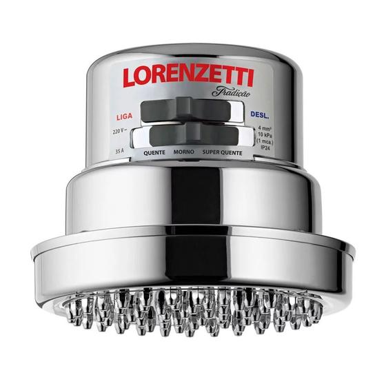Chuveiro Elétrico Tradição Cromado Multitemperatura 5700W 220V Lorenzetti é boa?