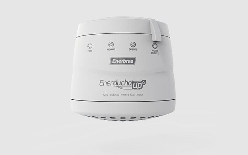 Imagem de Chuveiro ENERDUCHA UP4 220V com  6.800 watts e 4 temperaturas - ENERBRAS