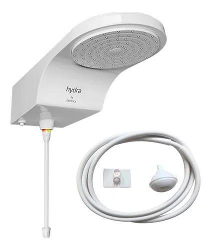 Chuveiro Fit Blindado Eletrônico Branco 127v Hydra Menor preço em Chuveiro Fit Blindado Eletrônico Branco 127v Hydra