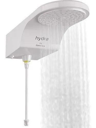 Chuveiro Fit Blindado Eletrônico Branco 220v Hydra Menor preço em Chuveiro Fit Blindado Eletrônico Branco 220v Hydra