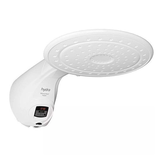 Chuveiro Hydra Optima Music Digital Branco Menor preço em Chuveiro Hydra Optima Music Digital Branco