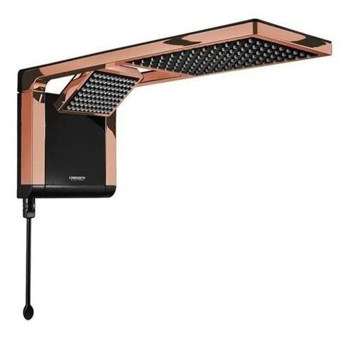 Imagem de Chuveiro Lorenzetti Acqua Duo 7800w 220v Black/rose Gold