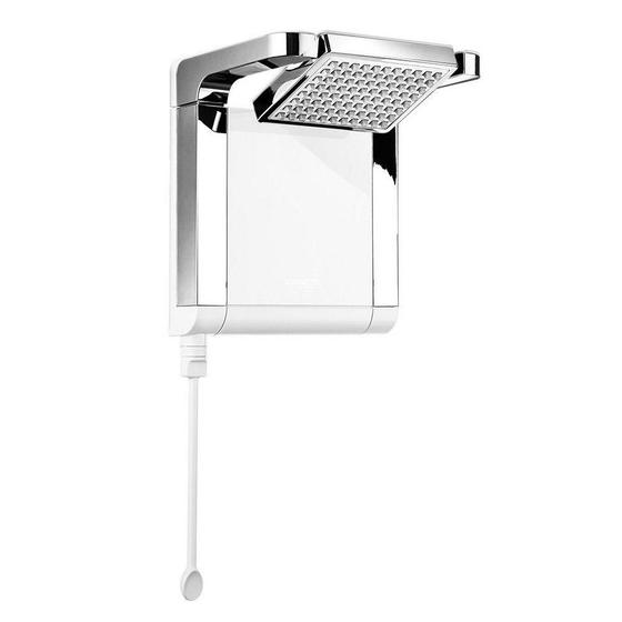 Chuveiro Lorenzetti Acqua Star Ultra 220V/7800W Branco/Cromado Menor preço em Chuveiro Lorenzetti Acqua Star Ultra 220V/7800W Branco/Cromado