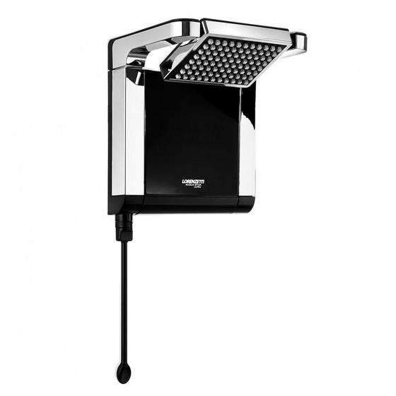 Chuveiro Lorenzetti Acqua Star Ultra 220V/7800W Preto/Cromado Menor preço em Chuveiro Lorenzetti Acqua Star Ultra 220V/7800W Preto/Cromado