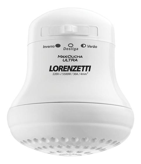 Chuveiro Maxi Ducha Elétrico Lorenzetti110v 5500w Menor preço em Chuveiro Maxi Ducha Elétrico Lorenzetti110v 5500w