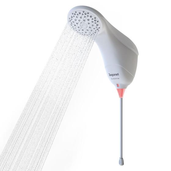 Chuveiro Zagonel Sublime Eletrônico Branco Menor preço em Chuveiro Zagonel Sublime Eletrônico Branco