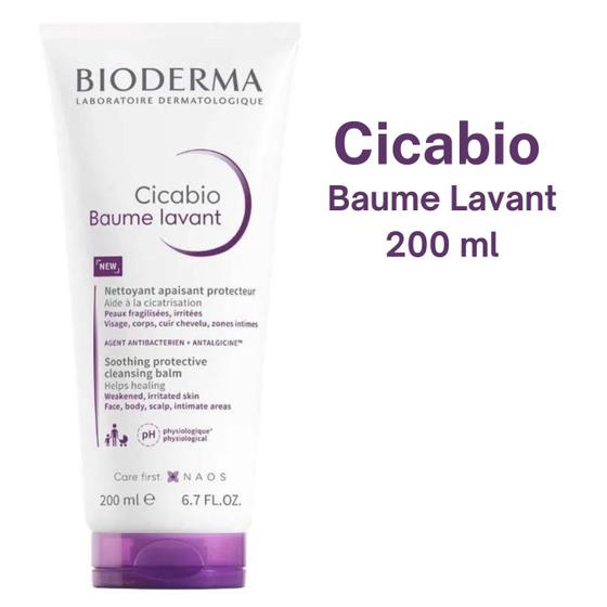 Imagem de Cicabio Creme Baume Lavant 200 ml - Bioderma - Creme de Limpeza