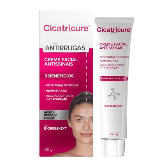 Imagem de Cicatricure Creme Antissinais Antirrugas Creme Facial - 30g