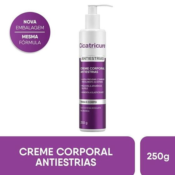 Imagem de Cicatricure estrias hidratante antiestrias para pele perna Cicatricure 250g