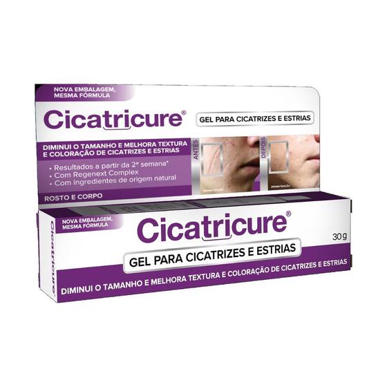 Imagem de Cicatricure Gel Cicatrizes e Estrias 30g Rosto e Corpo Hidrata a Pele 7898949409625 COT