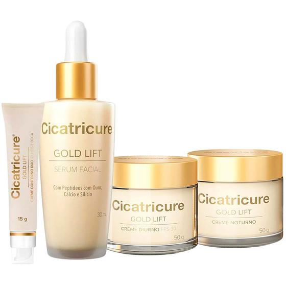 Imagem de Cicatricure Gold Lift Kit Rejuvenescedor  Creme Diurno + Noturno + Contorno Duo + Sérum