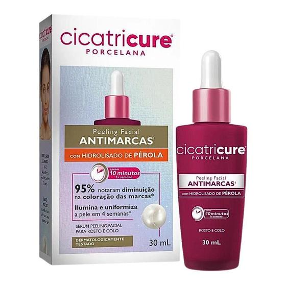 Imagem de Cicatricure porcelana peeling facial antimarcas com 30ml