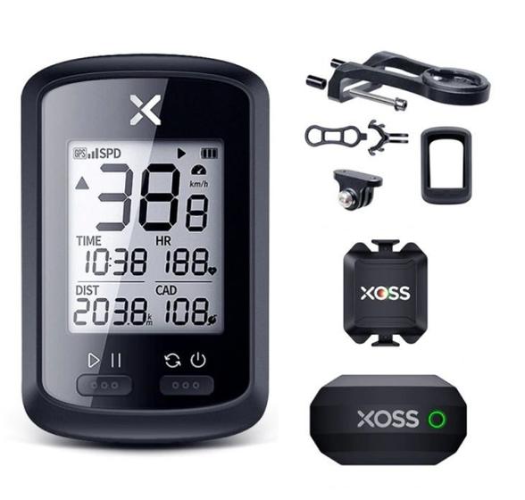 GPS para Bike Xoss G+ Completo Sensores Cadência, Cinta