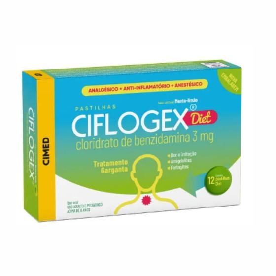 Imagem de Ciflogex Pastilhas Menta C/12 - Cimed