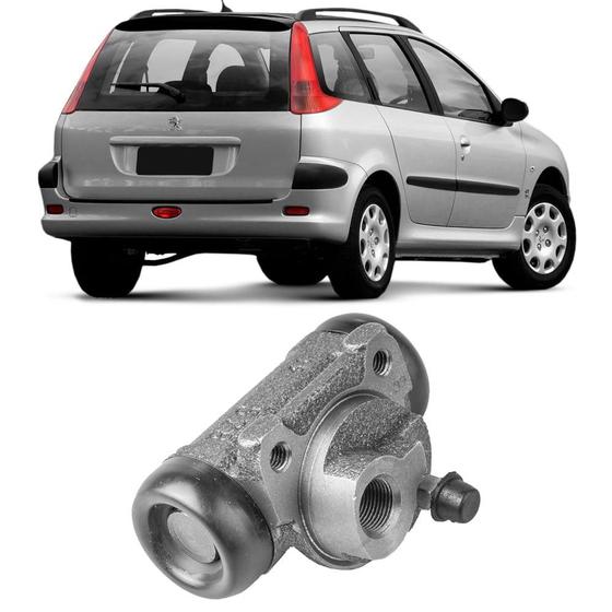 Imagem de Cilindro Burrinho Roda Peugeot 206 207 Passageiro Controil