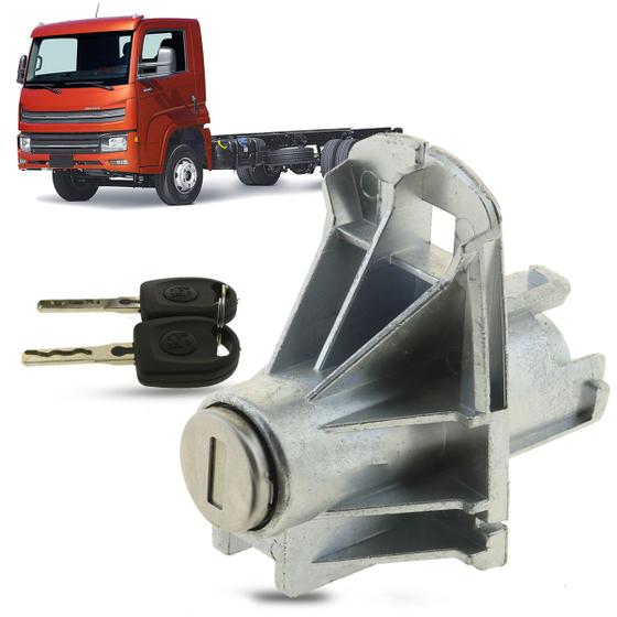Imagem de Cilindro da Porta Dianteira Com Chave Volkswagen Caminhão Delivery Express e-Delivery 2018 2019 2020 2021 2022