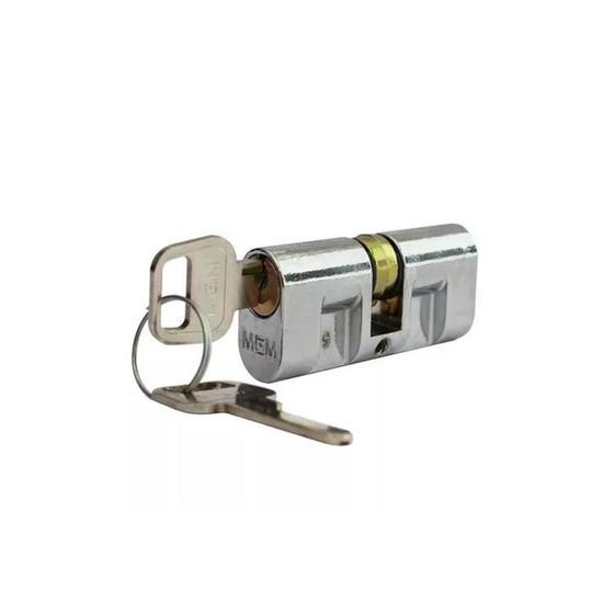 Cilindro Fechadura Cromada Universal 2 Chaves - Mgm, Tamanho: Cromado é boa?