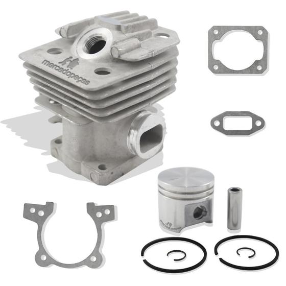 Imagem de Cilindro Kit Completo Com Juntas Para Roçadeira Stihl Fs160