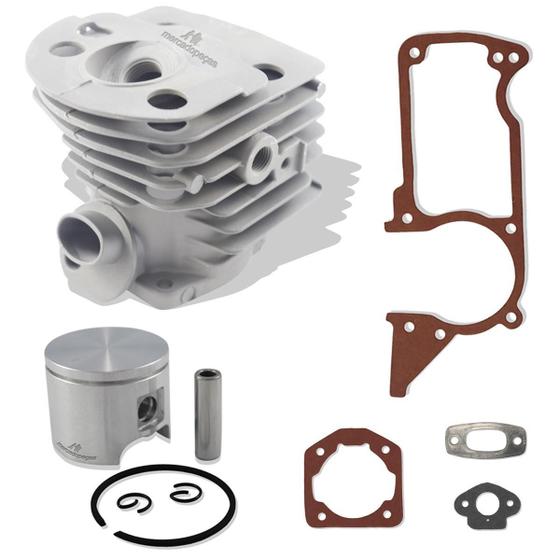 Imagem de Cilindro Pistão Anel Para Motosserra Husqvarna 55 Com Juntas