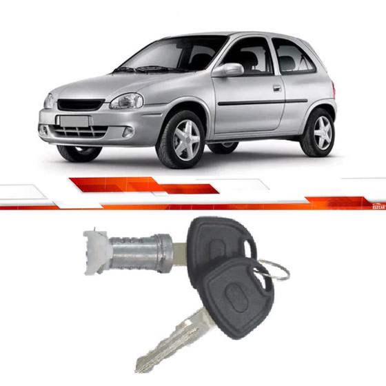 Imagem de Cilindro Porta Dianteira Le Corsa Hatch Pickup Sedan 1994 Ate 2002 Com Chave 93223629
