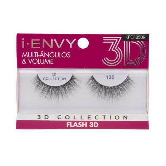 Imagem de Cílios Postiços 3D Collection Flash 135 I-Envy Kiss New York