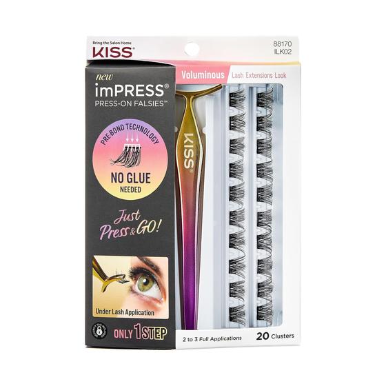 Imagem de Cílios postiços KISS ImPress Falsies Lash Clusters 14 mm