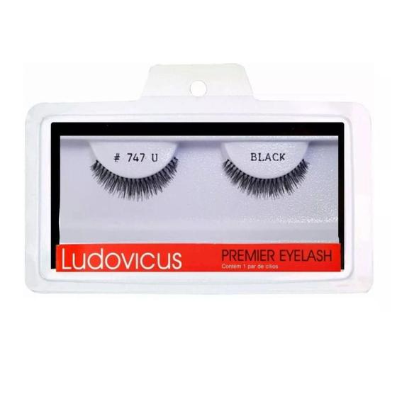 Imagem de Cílios Postiços Ludovicus Premier Eyelash 747 U Black