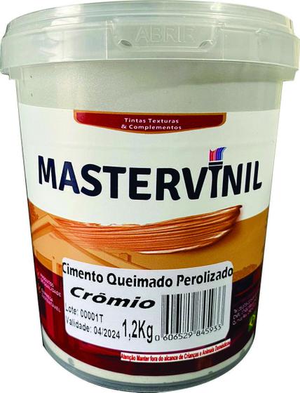 Imagem de Cimento Queimado Perolizado Crômio 1,2Kg