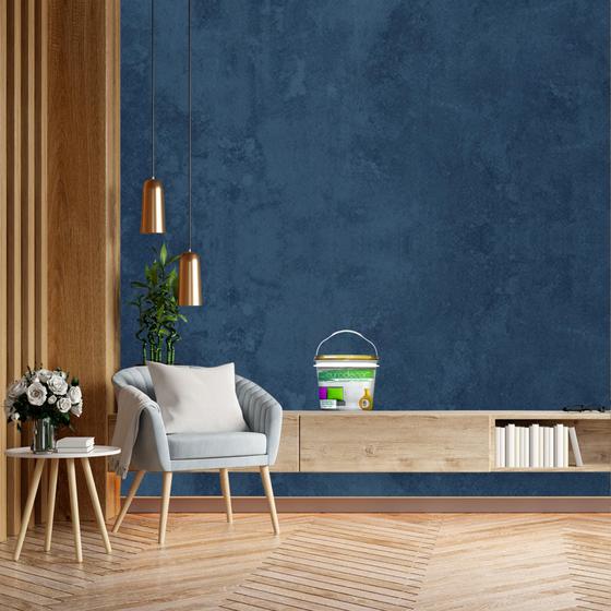 Menor preço em Cimento Queimado Pronto Eurodecor 5kg Azul Safira