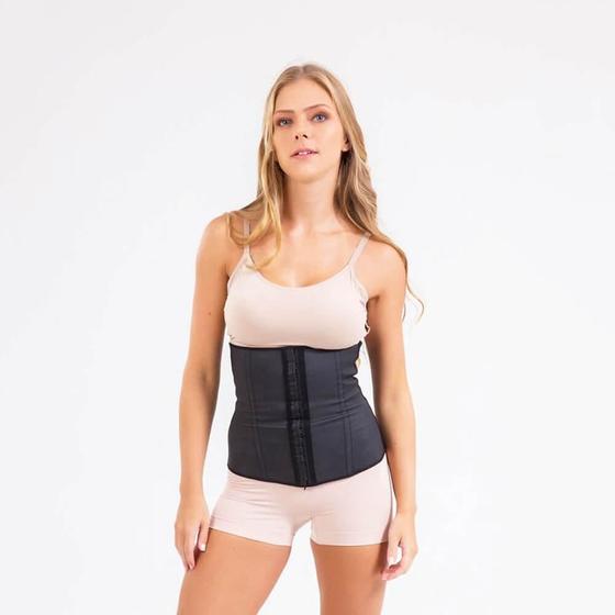 Imagem de Cinta Abdominal Modeladora Esbelt 404 Cotton Emborrachada