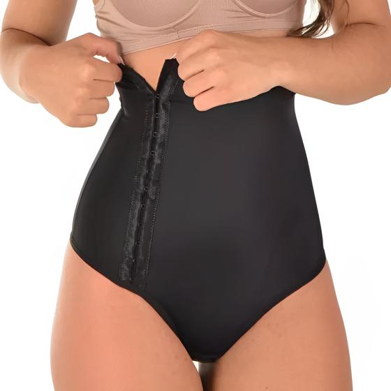 Imagem de Cinta Calcinha Cintura Alta Pós Parto Com Reforço Alta Compreesão Modeladora