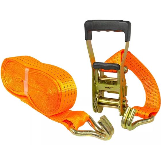 Cinta Com Catraca Amarrar Carga Fita 50mm 4 Toneladas 10 Metros Prender Carga Veículos Menor preço em Cinta Com Catraca Amarrar Carga Fita 50mm 4 Toneladas 10 Metros Prender Carga Veículos