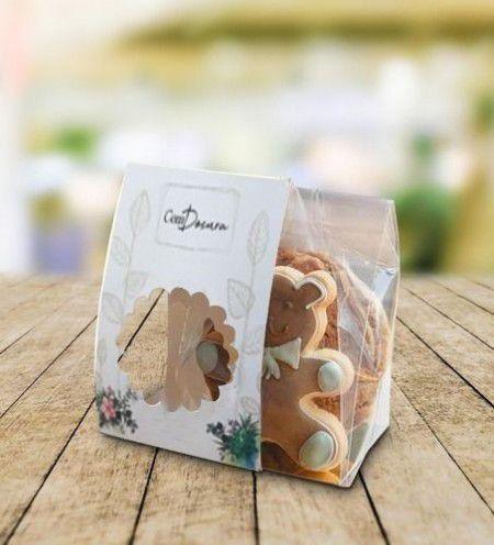 Imagem de Cinta Envelope para Doces, Biscoitos, Bolachas Floral Doçura - 100 unidades