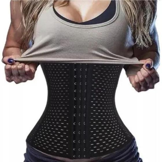 Imagem de Cinta Espartilho Corset Corpete Modeladora Redutor Cintura (C04)