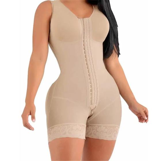 Imagem de Cinta Macacão Levanta Bumbum Faixa Modeladora Body