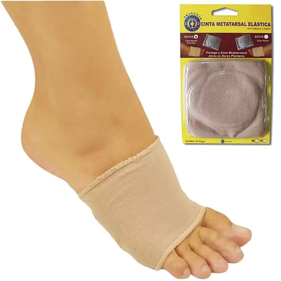 Imagem de Cinta Metatarsal Elástica com Apoio Circular SG314 Tam M - unidade