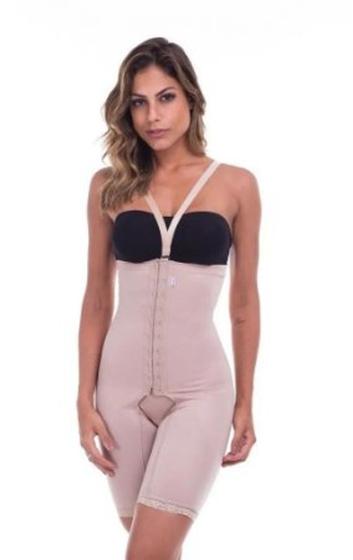 Imagem de Cinta Modelador Bermuda Cintura Alta com Fecho Frontal Pós Cirurgia - Biobela