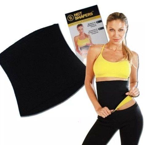 Imagem de Cinta Modeladora Abdominal Queima Gordura Neoprene Neotex HOT