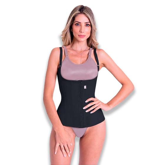 Imagem de Cinta Modeladora Corselet Com Alça 8 Barbatanas Biobela 1646