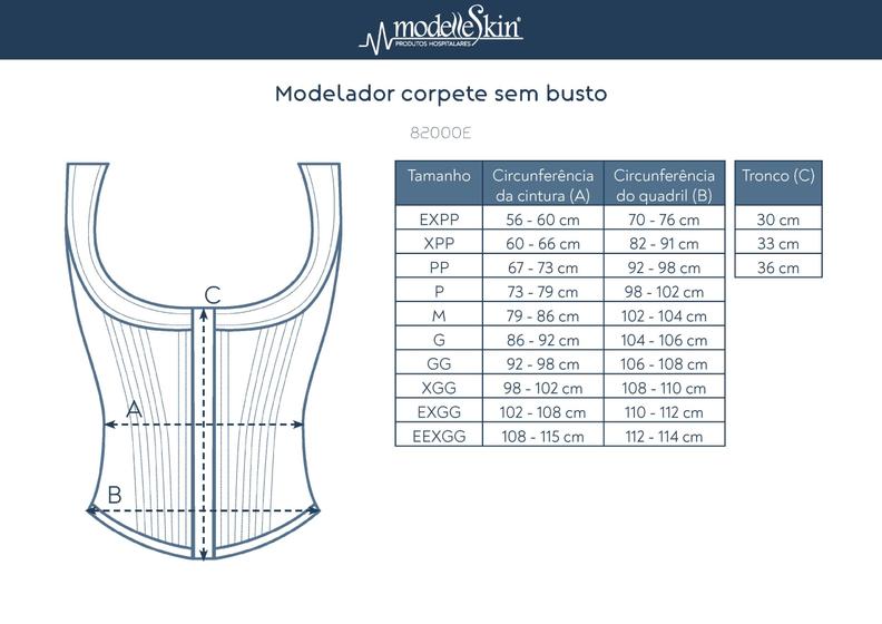 Imagem de Cinta Modeladora Crio Corselet 12B 82000EC 36cm ModelleSkin