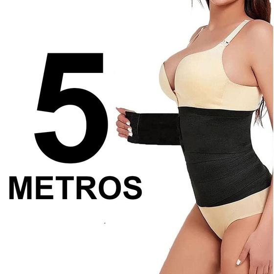 Imagem de Cinta Modeladora Elastico Alta Compressão Invisível 5 Metros