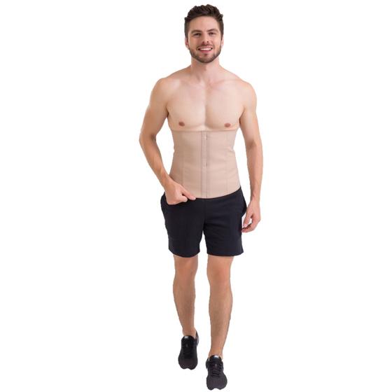 Imagem de Cinta Modeladora Masculina Esbelt Cotton Emborrachada