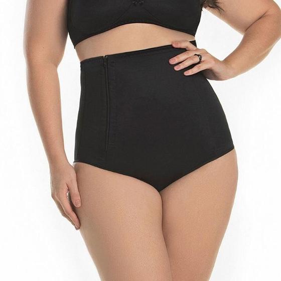 Imagem de Cinta Modeladora Pós-Parto com Zíper Lateral Cetinete Mondress 300RAE Plus Size