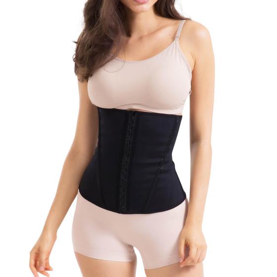 Imagem de Cinta Modeladora Treino Preta 2EG Waist Trainer Ref062Wt