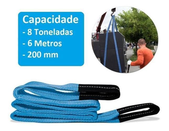 Imagem de Cinta Para Elevação De Carga 6M X 200Mm 8 Tonelada ul