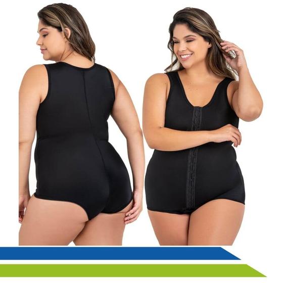 Imagem de Cinta Plus Size Pós-Cirúrgica Tipo Body com Alça Regata 60605  New Form
