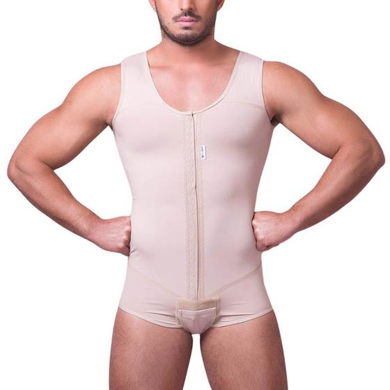 Imagem de Cinta Pós Cirúrgica Body Modelador Masculino 8036 - Biosafe