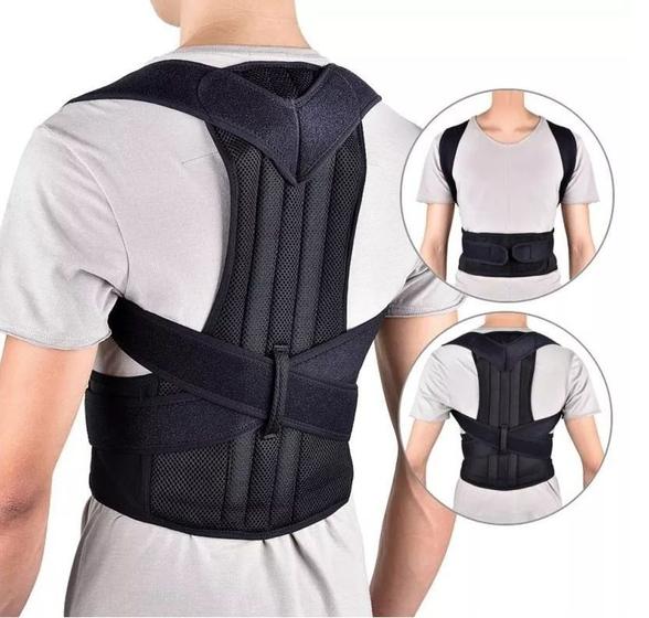 Cinta Postural Corretor De Postura E Lombar Magnético Colete Menor preço em Cinta Postural Corretor De Postura E Lombar Magnético Colete